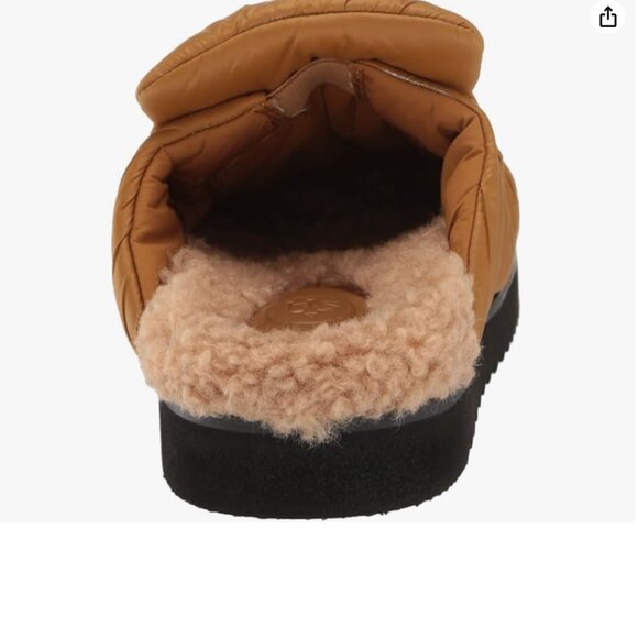 ASH Gong Faux Fur Puff Lined Loafer Mule Shoe Slippers Size 7 | 37 - Picture 4 of 9